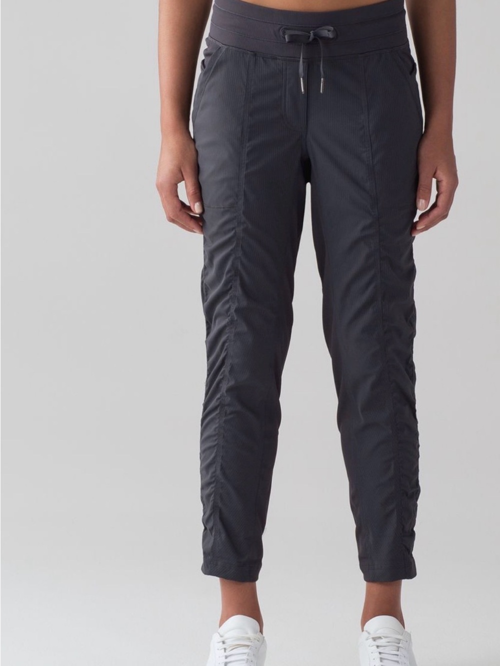 lululemon athletica Charcoal Ruched Track Joggers